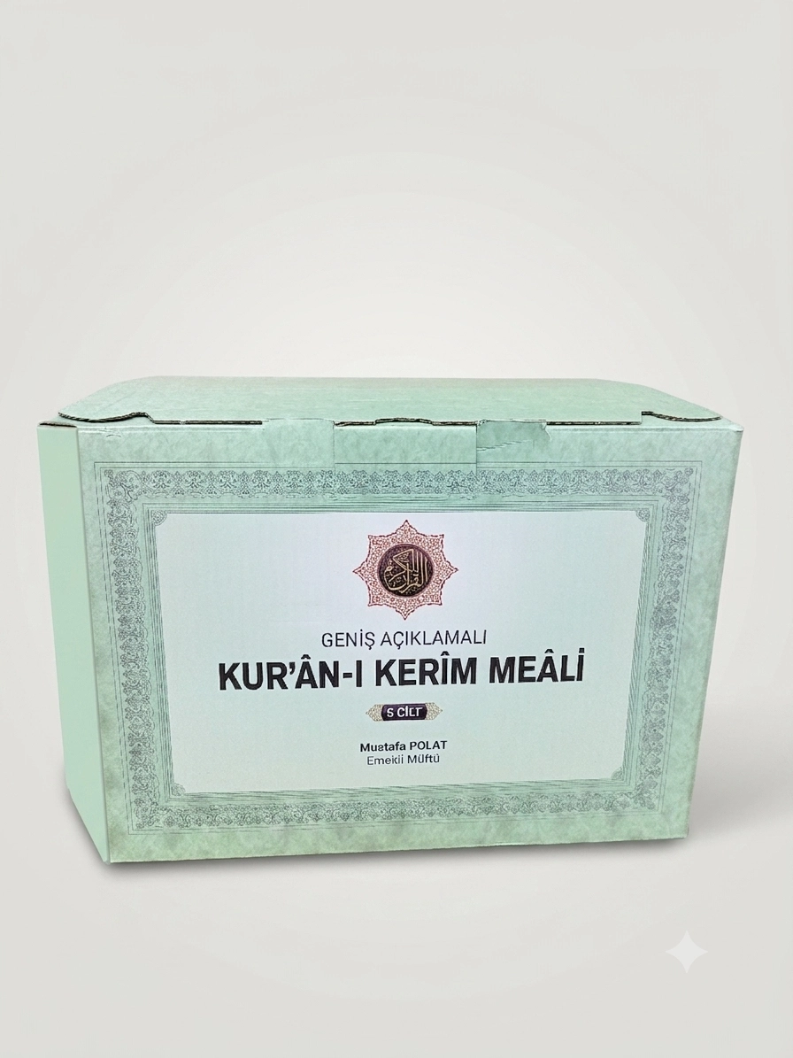 Geniş Açıklamalı Kuranı Kerim Meali (5 Cilt)